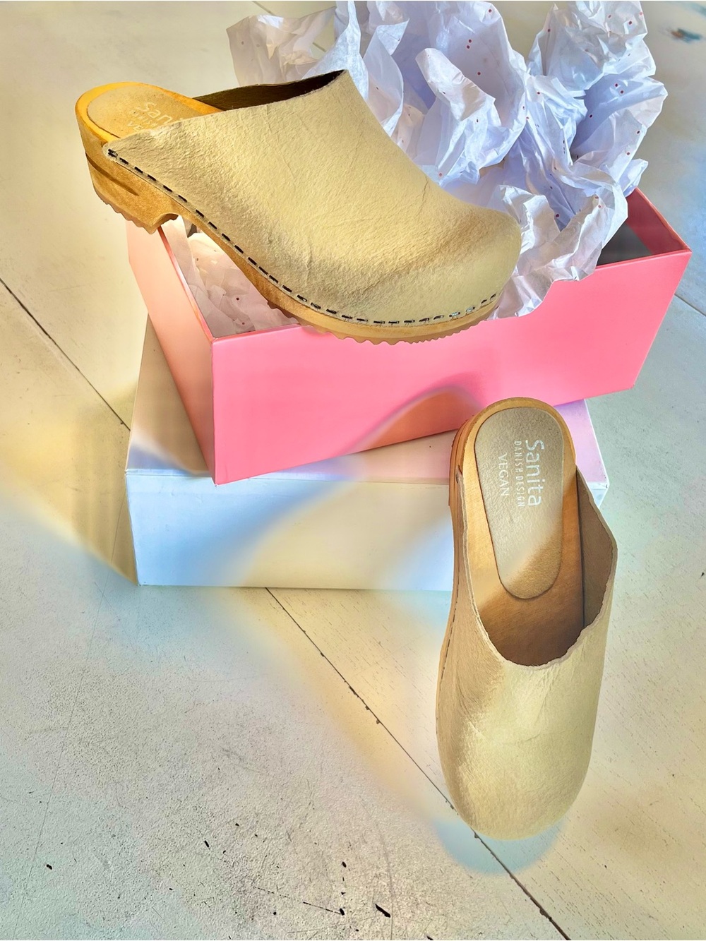 NWOT Sanita Vegan Clog